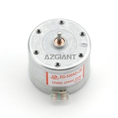 2PCS Azgiant EG-530AD-2B CCW Motor 12V 2400RPM Capstan Tape Deck Audio Recorder
