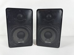 Realistic Minimus 7 Speakers 40-2030C Black 40W sequential serial #s, EX cond