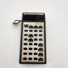 Vintage National Semiconductor Mathematician Calculator 4510 Red LED Working