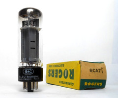 Mullard Blackburn EL34 6CA7 Brown Base Xf2 OO Getter Test NOS Electrohome