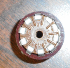 ELCO/ cinch 9 pin tube socket with shield new old stock lot of 33
