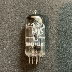 NOS Amperex 12AX7 ECC83 mC1 Tube Foil D-Get BALANCED Bugle Boy 12ax7a B339