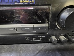 Optimus STA-3750 AM/FM Stereo Receiver Tuner 50W x2 Black Model STA-3750