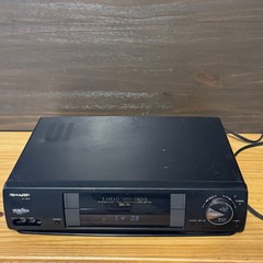 Sharp VC-A546U 4-Head Mid-Drive VHS VCR Player VCR Plus+ Black Power Tested Only