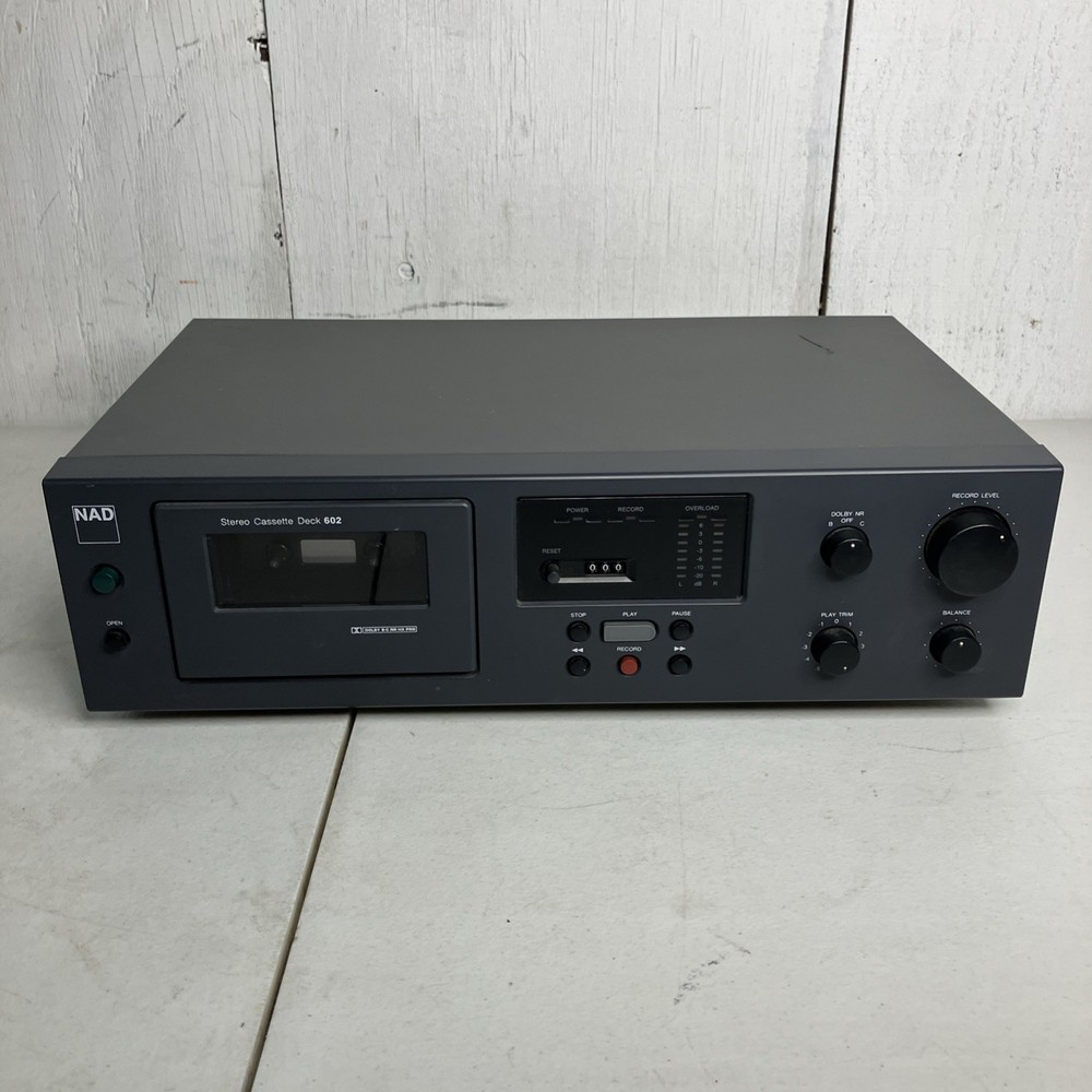 Vintage Rare NAD 602 Stereo Cassette Deck For Parts Or Repair