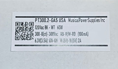 PT300.2-GA5-USA 120V x 600Vct(100mA) x 6.3V(3.5A) x 5V(2A)