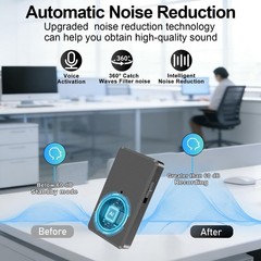 64GB Voice Recorder – Audio Recorder with One Button Recording – Voice Activa…