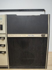 RARE 1970’s 8 track player Vintage PORTABLE am/ radio TENNA Traveler 8 Parts