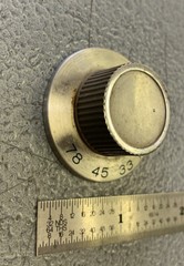 Vintage Zenith Circle of Sound Console Original Turntable Speed Selector Knob
