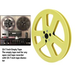 1/4 7 Inch Empty Tape Reel Fit For Reel To Reel ABS Universal Open Ree JKOD