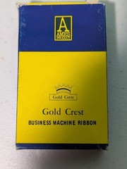 Ames Gold Crest Business Machine Ribbon With Box Vintage