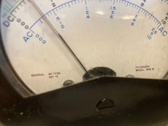 Lot of 5 Analog Panel Meters Western Electric