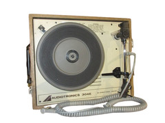 Vintage Audiotronics Model 304E Record Player, 4-Speed Turntable