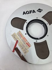 Vintage Audio AGFA PEM 469 1/2” Analog Tape Reel Metal 10.5”