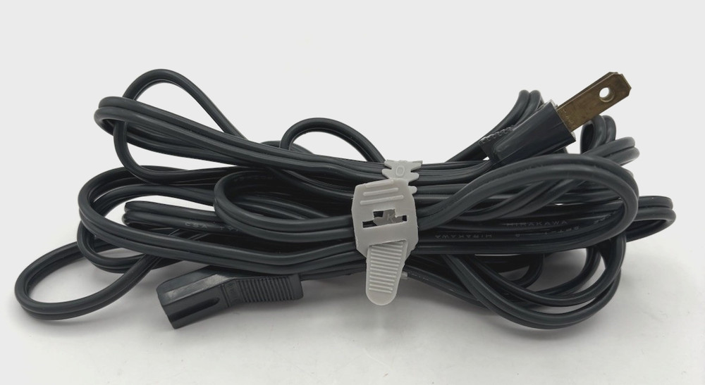 Vintage Hirakawa VM0034 8ft Power Cord Cable 125 Volt 7 Amp Japan