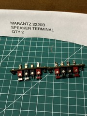 Marantz 2220B Original Complete Speaker Terminal QTY 2 READ 1 damaged