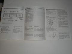 TEAC W-525R Owner’s Manual & Specifications Double Auto Reverse Cassette Deck