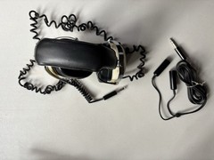 Vintage Sansui SS-20 headphones Including Dual Output 6 Foot Extension Cord.