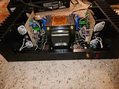 Hafler DH-200 Audiophile Stereo Power Amplifier – Recapped, new switch
