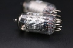 GE 6267 EF86 Pair – West Germany – Silver Mesh Shield – Cup Getter