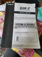 ROLAND 2005 GW-7 Workstation Owner’s Manual