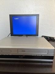 RCA DRC6100N DVD VCR Combo Player VHS Tape Cassette Recorder DVD Tested Working