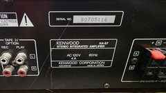Kenwood KA-87 Stereo Integrated Amplifier