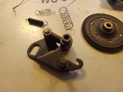 Hamilton Electronics 942 Vintage Portable Record Player Turntable Parts Lot
