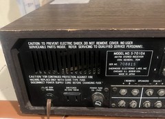 Vintage Sherwood S-7010A AM/FM Stereo Receiver For Parts/Repair