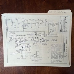RARE VINTAGE ELECTRO-HARMONIX MICRO SYNTHESIZER PEDAL SCHEMATICS