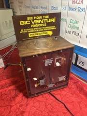 Cutaway Speaker Enclosure Store Display Model Bic Venturi Path salesman sample
