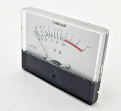 Vintage Calrad Electronics 60-148 3″ VU Analog Panel Meter Audio Signal Level