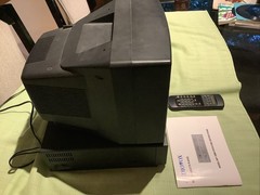 Audiovox AVT-975 9″ Color TV & AVP-6750M VHS Combo Vintage Television