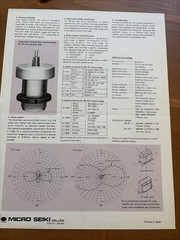 Micro Seiki Belt Drive Turntable System Brochure BL-91L