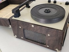 Vintage Califone 1420K Phono Solid State Record Player tested, runs! Read desc!