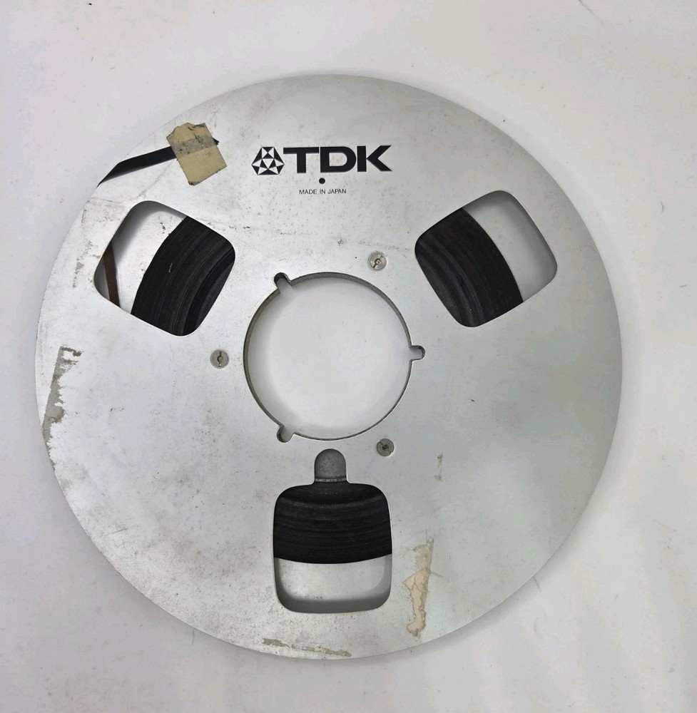 Vintage TDK 10 1/2″ Metal Reel to Reel 1/4″ Tape