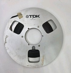 Vintage TDK 10 1/2″ Metal Reel to Reel 1/4″ Tape