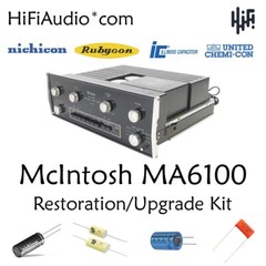 MCINTOSH MA-6100 AMPLIFIER PARTS KIT FOR PREMIUM RESTORATION SERVICE