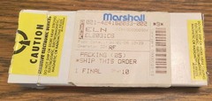 Lot of 10 Elantec EL2031CG High Speed FET Buffer Amplifier ICs – Gold Can –