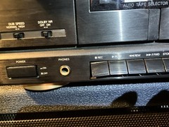 Vintage Fisher CR-W685 Studio Series Recording Dual Cassette Deck Stereo -TESTED