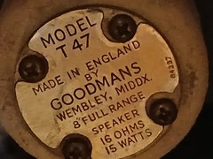 Vintage Rare Set Of Goodmans 2 Way 22″ Speakers Sound Great!