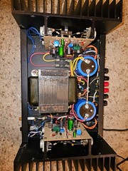 Hafler DH-200 Audiophile Stereo Power Amplifier – Recapped, new switch