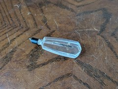 Clear Capehart Record Player Headshell