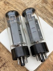 Pair Mullard EL34 6CA7 Tubes Blackburn XF2 O HALO Hickok TV7 Tested MATCHED 46.2