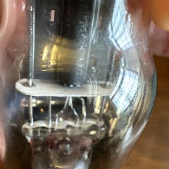 Pair Type VT 37 ST Bottle Globe Black Plate Power Tubes Sylvania SC251A SC966P