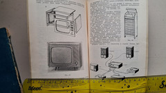 Vintage Books Artistic Design of Televisions Answers TV Viewer Russian USSR 60s