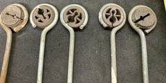 Lot of 5 – Vintage Audiotex TV Antenna 7 1/2″ Screw Type Wire Holder Standoffs