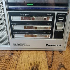 Panasonic Radio RF-559 AC Battery FM/AM 2 Band Receiver 70s 80s WORKS
