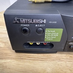 Mitsubishi HS-U130 4-Head Hi-Fi Stereo PerfecTape VHS VCR w/ OEM Remote – TESTED
