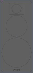 PAIR! Epicure 2.0 anti diffraction pad set with tweeter insert.